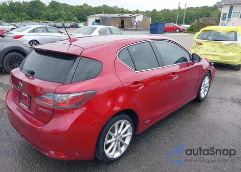 2012 Lexus Ct 200H Premium z USA, uszkodzony, nr VIN JTHKD5BH7C2095094